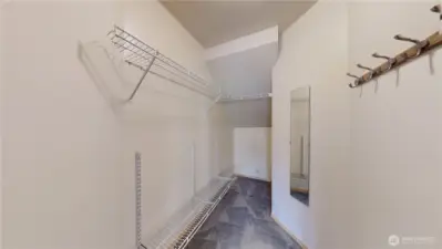 The Master suite closed is very accommodating