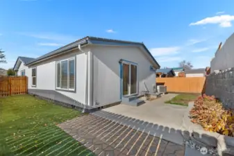 Private Fenced Back Yard