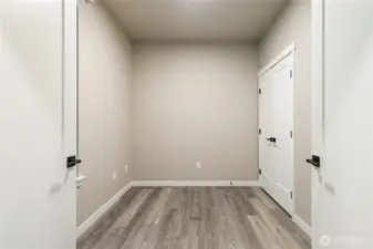 French doors open to 3rd bedroom