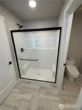 Primary ensuite large walk-in shower