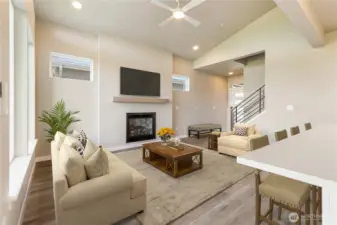 Staged photo of similar home. Not subject property.