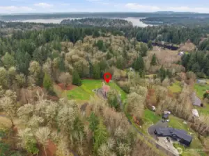 Located close to raft island.