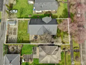 Approximate boundary lines.