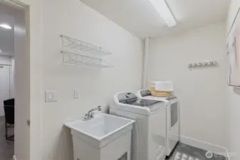 Huge laundry room