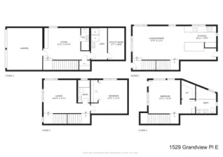 1 parking space directly outside lower level door