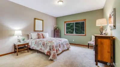 Large guest room.  (photo shows staging, home is no longer staged).