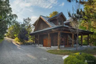 Guest house- side door opens to bring it the outdoors or to help store toys!