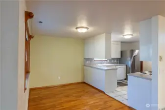 Formal dining room off the kitchen.