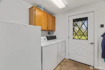 Door to backyard