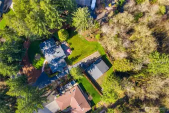Aerial phot of lot