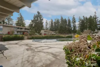 Relax in the summertime and cool off in the community pool.