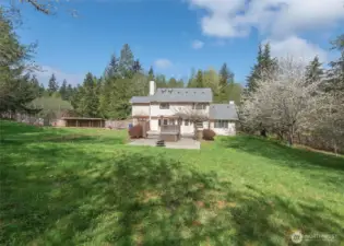 Private 4.7 acre lot.