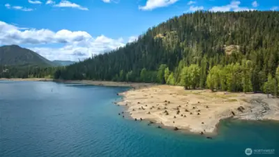 Natural Beauty in the Deep Blue Waters of Lake Kachess - a Recreational Playground