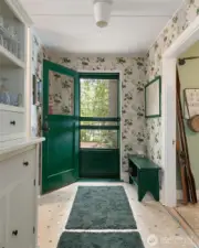 Wonderfully Kept and Full of Charm  - Kitchen on Left Bedroom on Right