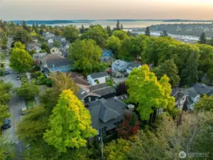 This iconic Craftsman, freshly staged and full of personality, sits proudly on a sunny corner lot in one of Seattle’s most desirable neighborhoods.