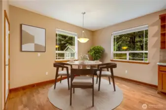 Digitally Staged, Dinette Area