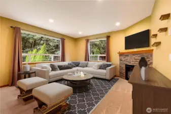 Digitally Staged, Family Room