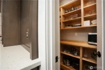 Fabulous walk-in pantry