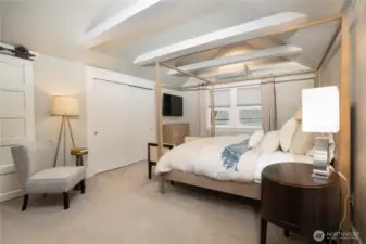 Extra spacious primary suite