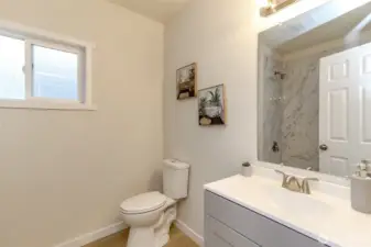 Fully remodeled bathroom