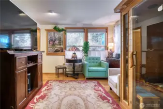 Ground Floor Primary Bedroom - Currently used as Den