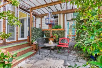 Back Covered Sitting Area