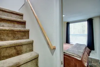 Stairs to loft