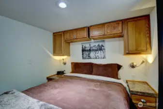 Bedroom with ample storage