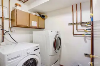 Hared laundry room