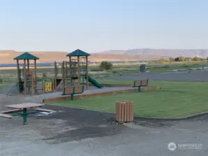 Park and play area.