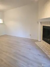Wood burning fireplace to use on cool nights