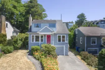 This stately 1929 Tudor is in an excellent location near the Alaska Junction, which is the hub of the year-round West Seattle Farmer's Market, seasonable festivals and parades.