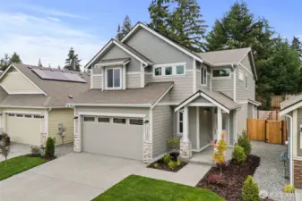 Lot 93-Home under construction, photo for illustration only. Estimated completion July 2025.  9035 Wyatt Ct SE Tumwater WA 98501  The Noble plan# 2385  4 beds 2.5 baths  Den/office plus Bonus room