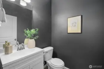 Main floor powder room