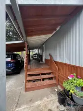 Covered Front Deck