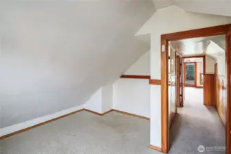 Upper bedroom #3 - view to Primary