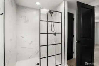 tile shower