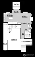 Main Floor plan. Floor plan is conceptual and may vary during construction. Dimensions, layout, and features are approximate and subject to change without notice.