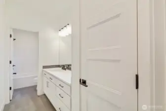 Main Bath, Prior Build of this Floorplan, Finishes will vary from Photos