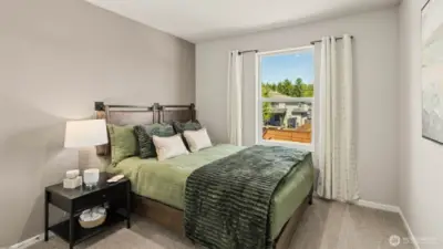 Upstairs bedroom three. Pictures are for representational purposes only, colors and features may vary.