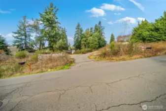 Paved driveway access already in place for easy entry