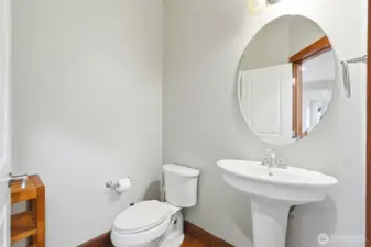 Half bath on the main level