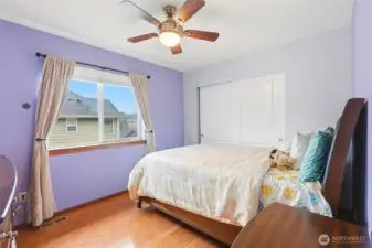 3 of 5 bedrooms on the upper level