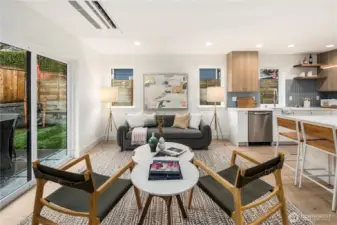 Open concept main floor offers a wide floor plan to accommodate your preferred interior designs