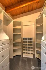 Upstairs primary closet