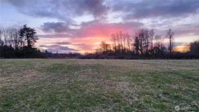 Middle pasture view to the West.
