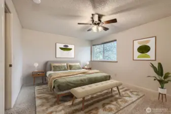 Primary Bedroom-Virtually Staged