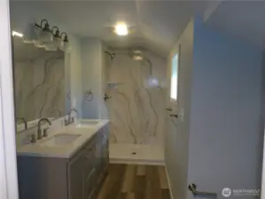 Fabulous new bathroom.