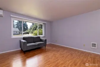 Good-sized living room.
