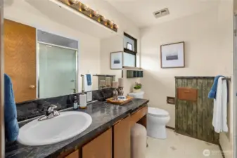 Primary 3/4 bathroom.